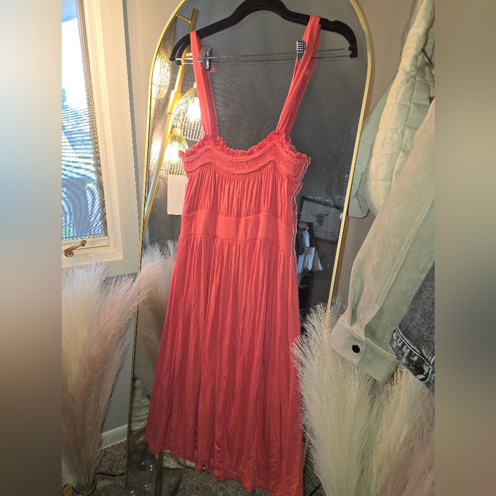 Halogen Rust Sleeveless Maxi Dress